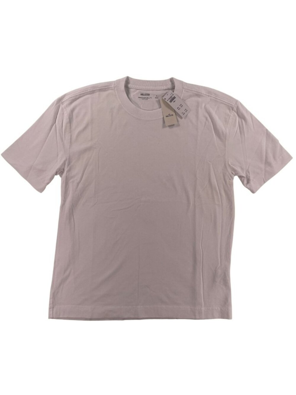 Hollister Heavyweight Shirt Boxy Fit T-Shirt 100% Cotton Women's Size Small NEW